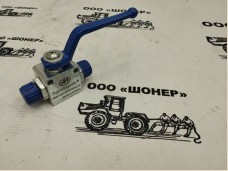 Кран S22*S22*S22 (М18*1,5) шаровой гидравлический 3-х ходовый