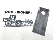 Нож КРН 03.441 прямой короткий (Ст 65Г термообработка)