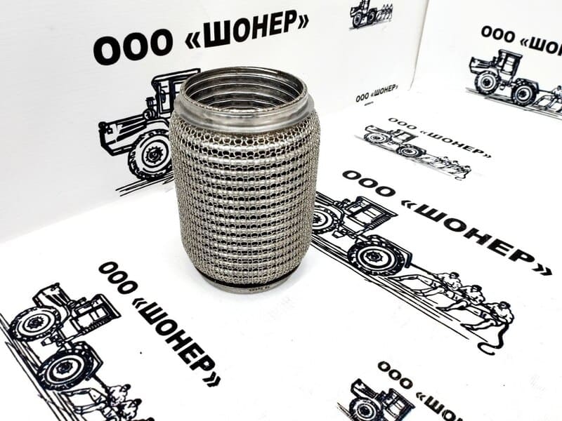 Гофра глушителя 76 х 250 3-х слойная WIRE MESH